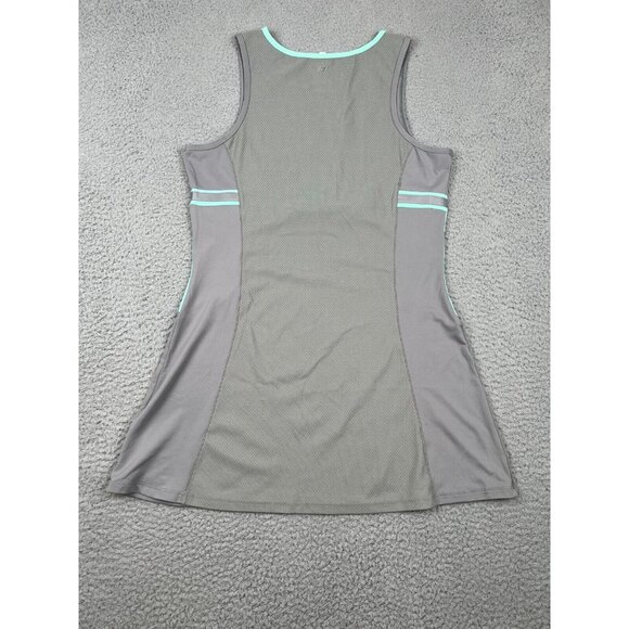 Tail Tech Tennis Golf Dress Gray Turquoise Stretch Medium Lightweight Activewear - Picture 4 of 10